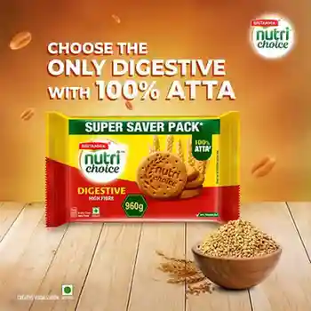 Britannia Nutri Choice Digestive High Fibre Biscuits